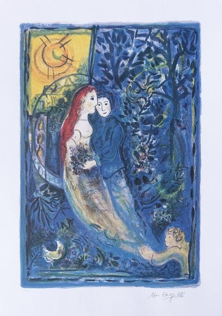 Marc Chagall
Marc CHAGALL (1887-1985)
Les mariés, 