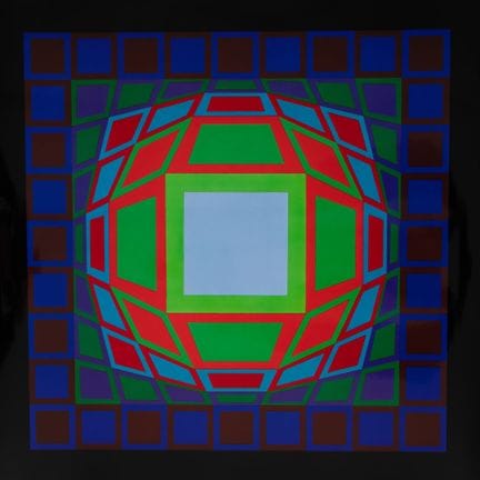 维克多·瓦萨雷利
维克多·瓦萨雷利（1906-1997）
《GYEMANT》

根据艺术家原作制作的