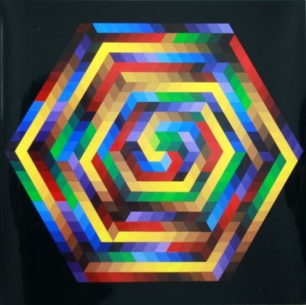 维克多·瓦萨雷利
维克多·瓦萨雷利（据其作品）
《渐变1》，HAT B - 1972

280克/平