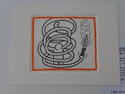 Keith Haring 
Der Planet Erde, 1990 

Lithografie,