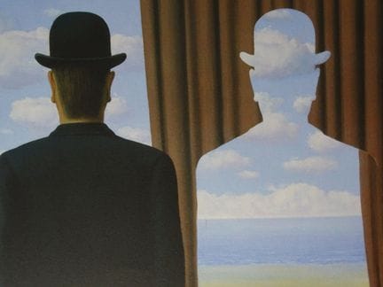 René Magritte (d'après)
Décalcomanie

Lithographie