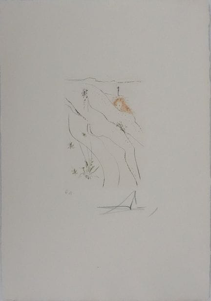 Salvador Dali (1904-1989)
Décaméron : Le tonneau, 