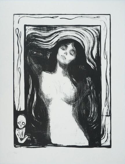 Edvard Munch (1863-1944) (da)
La Madonna

Litograf
