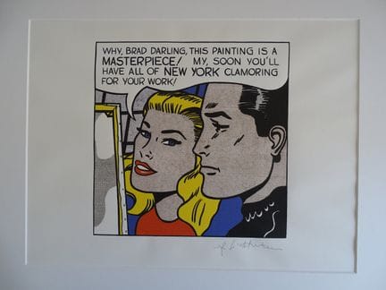 Roy Lichtenstein (d'après)
Chef-d'œuvre 1987

Impr