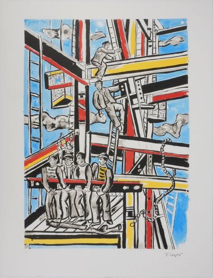 Fernand Léger
I costruttori tra le nuvole

Litogra