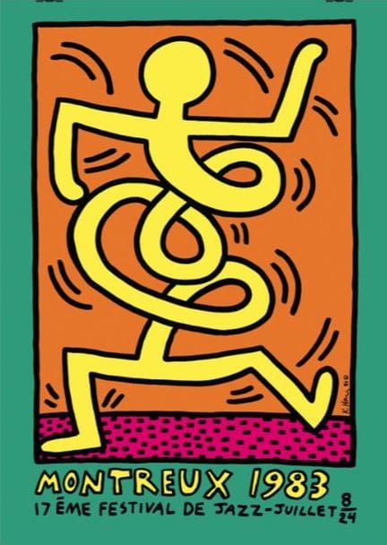 Keith Haring
Festival de Jazz de Montreux
1983

Ca