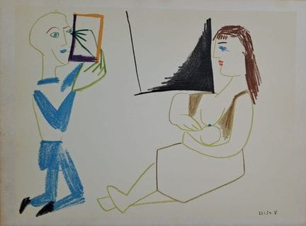 Pablo Picasso (1881–1973)
Die Mutter und der Mann 