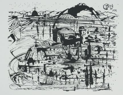 Salvador Dalí (1904–1989)
Surrealistische Stadt

O