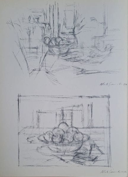 Alberto Giacometti (1901-1966)
Mele in una fruttie