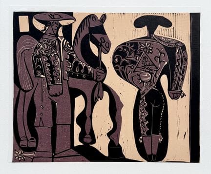 Pablo Picasso (1881–1973)
Picador und Torero

Farb