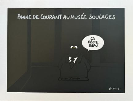 Pierre Soulages und Philippe Geluck
Pierre SOULAGE