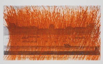 Arnulf Rainer (1929–2025)
Der Louvre in Orange; 19