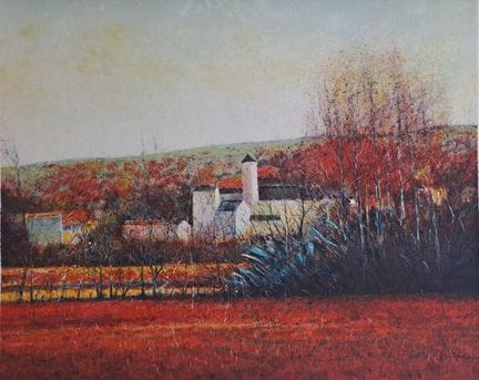François d'Izarny (1952-)
Ein Dorf im Beaujolais i