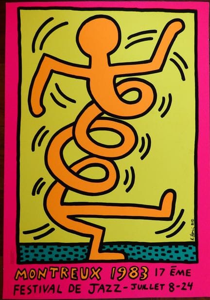 Keith Haring
Festival de Jazz de Montreux
1983

Ca