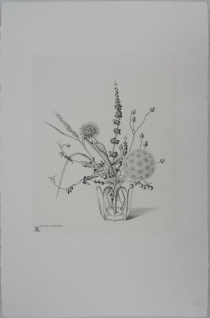 Kiyoshi Hasegawa (1891–1980)
Blumen in einem Glas
