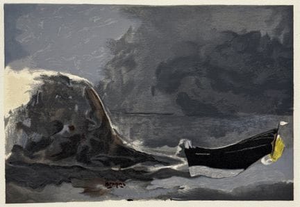 Georges Braque
Schwarzes Meer

Farb-Lithografie
Au