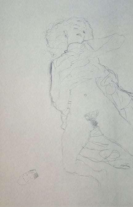 Gustav Klimt (da) (1862-1918) 
Disegno erotico, 19