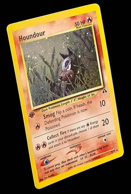 Pokémon Houndour (Malosse) Card 5/75 – Holographic
