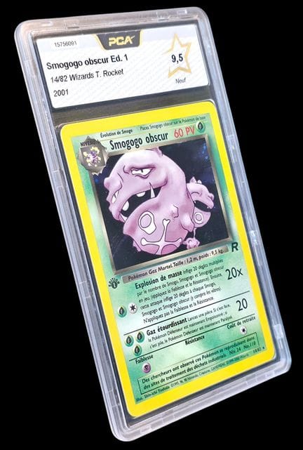 Carte Pokémon gradée Smogogo obscur 14/82 – Hologr