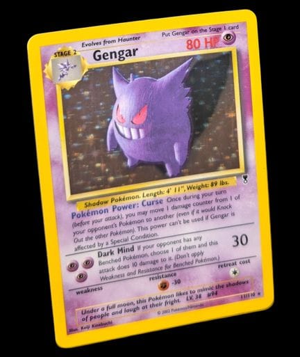 Carta Pokémon Gengar (Ectoplasma) 11/110 - Olograf