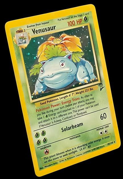 Carta Pokémon Venusaur (Florizarre) 18/130 - Ologr