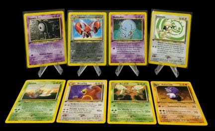 Set of 8 Pokémon cards - Rare. 
Wizards: Neo Disco