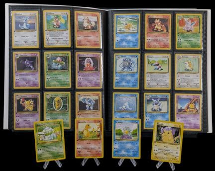 Set completo di Pokémon comprendente le 86 carte C