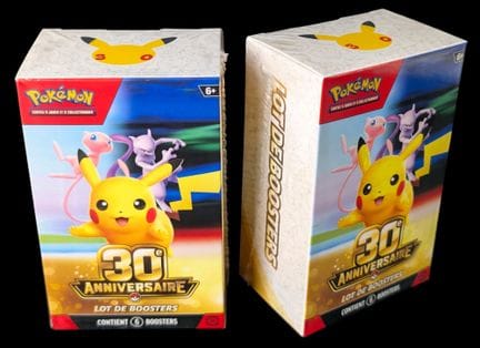Set of 2 sealed Pokémon boxes: Bundle (6 booster p