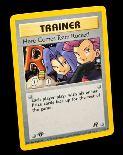 Carta Pokémon "Ed ecco il Team Rocket!" 15/82 - Ol