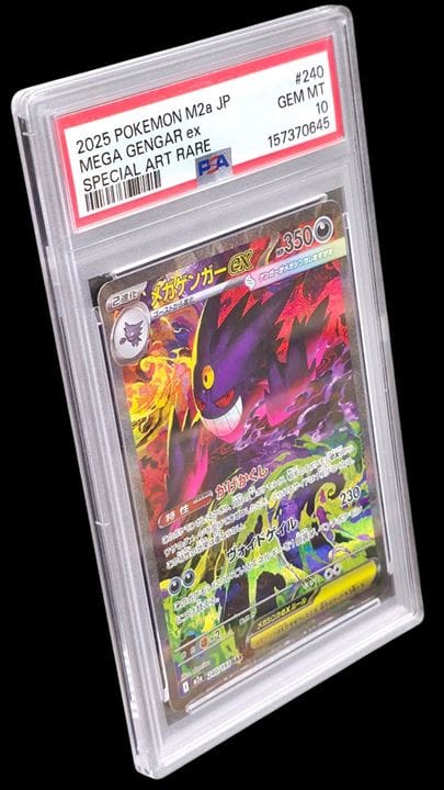Graded Pokémon Mega-Ectoplasma Ex Card 240/193 - S