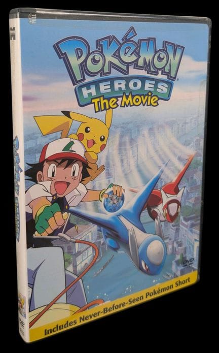 DVD Pokémon sigillato del film "Pokémon Heroes" co