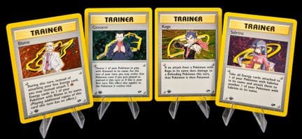Set di 4 carte Pokémon - Olografiche.
Serie del bl