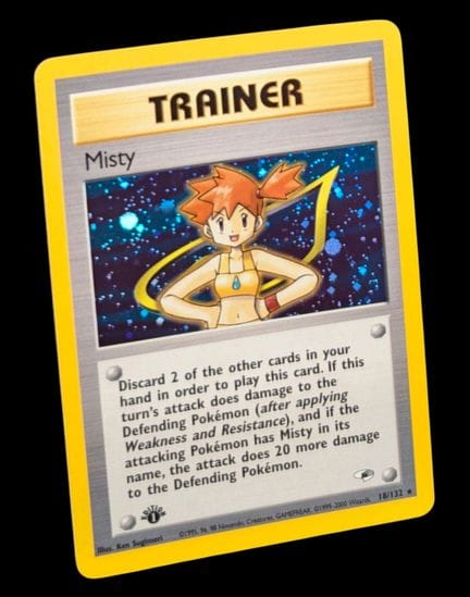 Carta Pokémon Misty (Ondine) 18/132 - Olografica.
