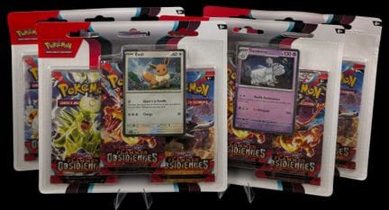 Réunion de 4 Tripacks Pokémon scellés.
Série du bl