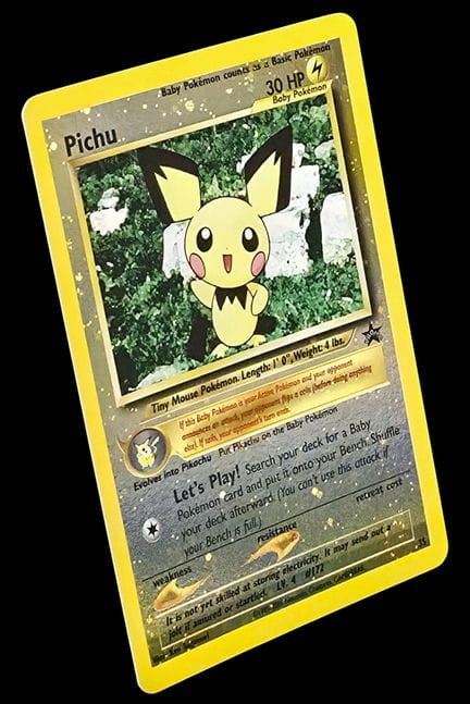 Carta Pokémon Pichu - Promo n. 35.  Black Star Pro