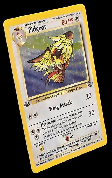 Carta Pokémon Pidgeot (Roucarnage) 8/64 – Olografi
