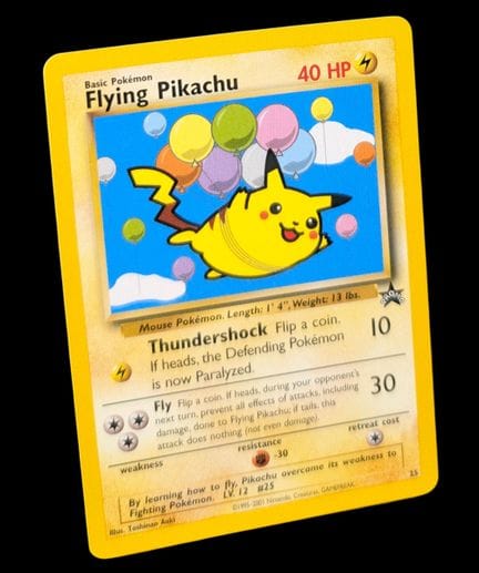 Carta Pokémon Flying Pikachu (Pikachu Volante) - P
