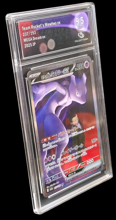 Graded Pokémon card: Team Rocket's Mewtwo Ex 237/1