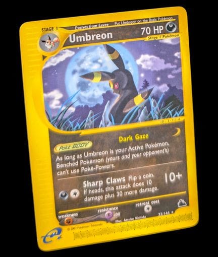 Carta Pokémon Umbreon (Noctali) 32/144 - Rara.
Ser