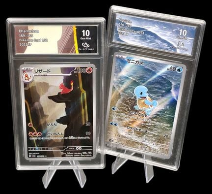 Set of 2 graded Pokémon cards - AR - Collect Aura 