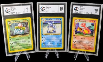 Set di 3 carte Pokémon classificate - Collezione S