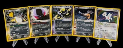 Set di 5 carte Pokémon - Olografiche. 
Serie del b