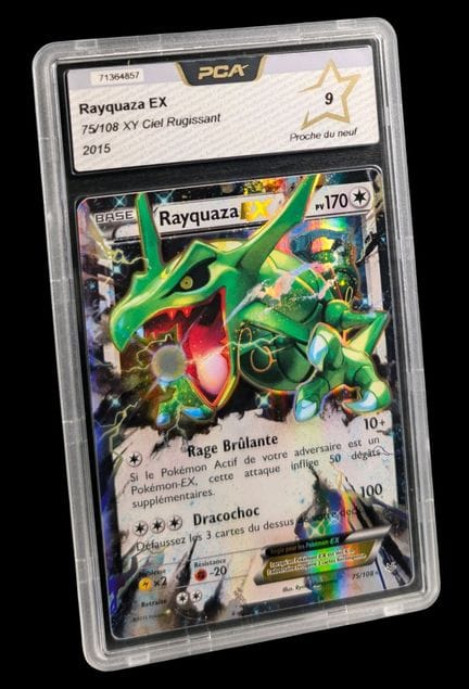 Carta Pokémon classificata Rayquaza EX 75/108 - PC