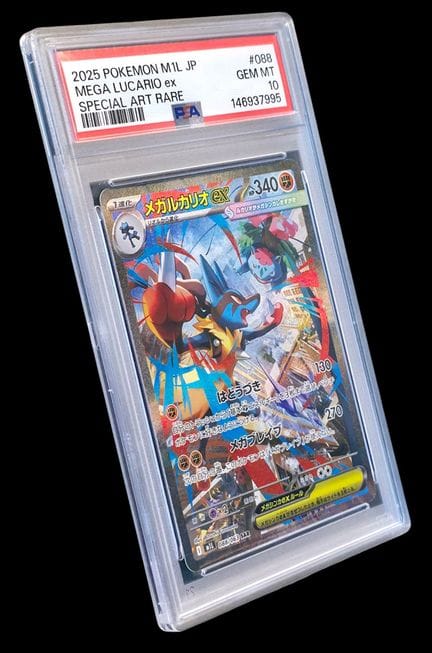 Graded Pokémon Card: Mega Lucario ex 088/063 – SAR