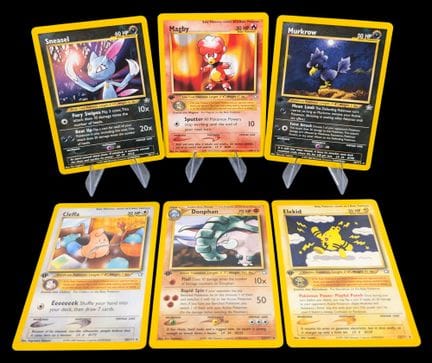 Set di 6 carte Pokémon - Rare.
Serie del blocco Wi