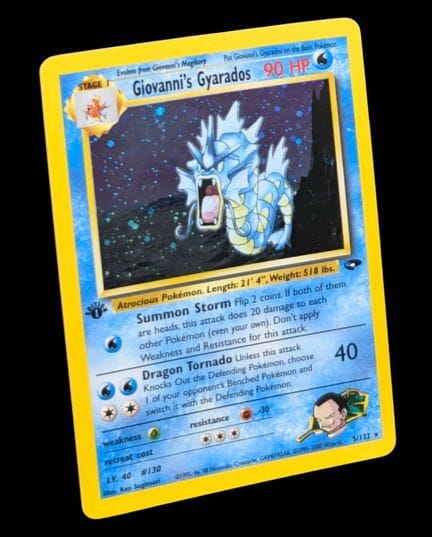 Carta Pokémon "Giovanni's Gyarados" (Gyarados di G