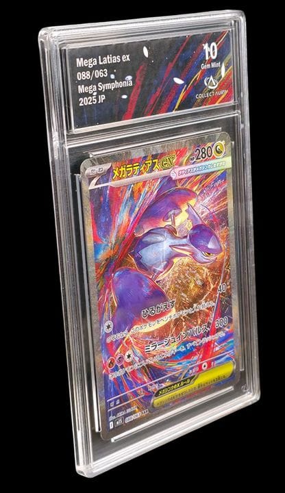 Graded Pokémon Mega Latias Ex Card 088/063 - SAR -