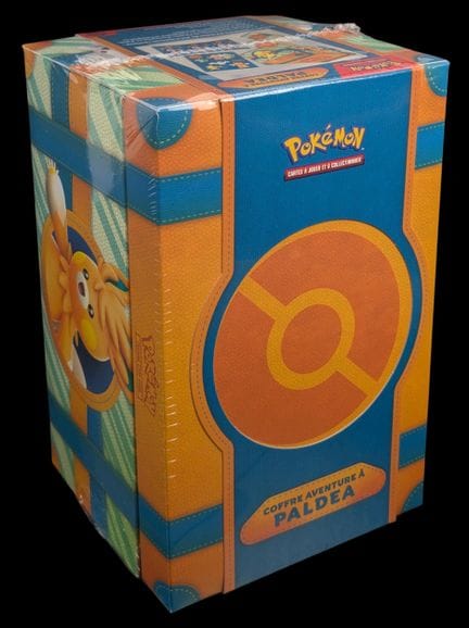 Coffret Pokémon scellé : Coffre Aventure à Paldea.