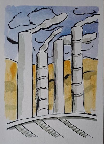 Fernand Léger (d'après) (1881-1955)
Les usines

Li