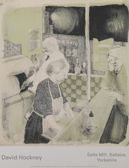 David Hockney
David HOCKNEY (1937)
Fish and Chips

